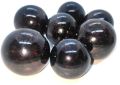 Gemstone Black Polished Heart Oval Round natural garnet spheres stone