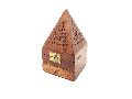 Wood Multishape Dark Brown Plain Printed Redalmas handicraft hut towers