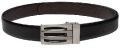 Men Black &amp;amp; Brown Textured Formal Belt