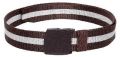 Men Brown &amp;amp; White Braided Belt