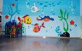 School Wall Painting Service Mumbai Multicolor nursery class wall decoration art service