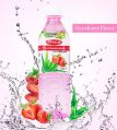 Liquid Liquid strawberry flavored aloe vera juice
