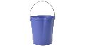 14 LTR Plastic Bucket with Steel Handle