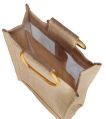 Wooden Handle Jute Bag