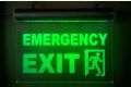 Acrylic Plastic Rectangular Available In Different Colors led emergency exit sign boards