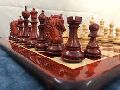 Rectangular Brown Creamy Red-brown Printed New Polished bud rosewood chess board