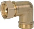 SE BRASS COPPER METAL POLISHED 90 degree union elbow