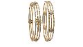 Ladies Party Wear Gold Bangles