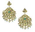 Ethnic Party Wear Gold Plated Earrings For Women And Girls