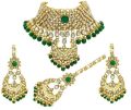 Kundan Wedding Bridal Necklace Jewellery Set with Earrings for Girls/Women