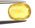 4.55 CT 5.25 ratti certified earth mined yellow sapphire excellent quality
