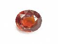 Orange Polished Orange Oval Feature unheated untreated ceylon hessonite garnet