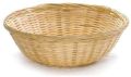 Round Brown Bamboo Basket