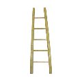 20kg Brown Polished bamboo ladder