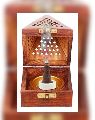 Brown Coated wooden incense burner
