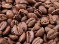 Dark Brown Roasted green coffee beans