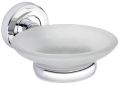 Frosted Glass Soap Dish and Holder Bathroom Accessories