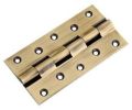 Grey Light Brown Silver Polished brass railway hinges