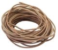 Leather Brown Plain optical fiber cord