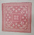 Sam cotton printed pink square bandana