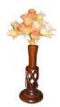 wooden flower vases
