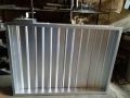 Galvanized Steel Rectangular Square Silver White Polished Power Coated Aircare ducting air volume control damper