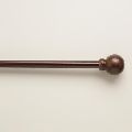 Metal Round Brown Polished curtain rods