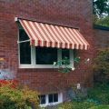 Multi Color Striped Window Awnings