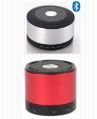 Red Silver Black bluetooth speaker