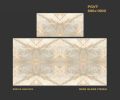 Ceramic Multicolor Rectangle book match series polished glazed vitrified tiles