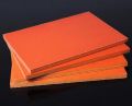 Square Orange Plain industrial bakelite sheets
