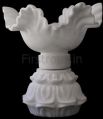 White Marble Decorative Flower Bowl