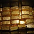 Raw Gold Rectangular Square Natural gold bars