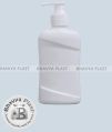 White Plain Polished hdpe hand wash bottle