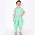 Girls Party Wear Dhoti and Suit Set