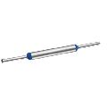 Stainless Steel and Plastic Silver & Blue Plain Polished Sky j-06 rolling pin