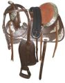 Article No. SI-1033A Leather Western Saddles