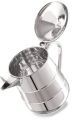 Stainless Steel Round Silver New Avishkar alexa steel tea pot