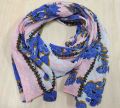 Viscose Polyester Pleated Scarves