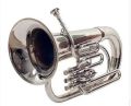 Silver brass euphonium