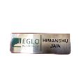Rectangular Polished stainless steel name plate