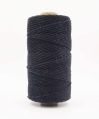 Black Cotton Polyester Flat Braided Elastic Cords