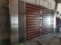 Polished 304 stainless steel gate