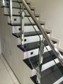 stainless steel stair glass railing