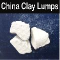 White White china clay lumps
