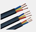 Black Red White Yellow 3 Core Flat Submersible Cables