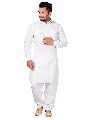 Cotton Multicolor Mens Pathani Suit