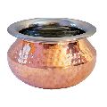 Copper Steel Punjabi Handi