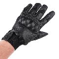 BIKING LEATHER GLOVES WITH KNUCKLE