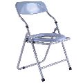 Metal 10-15kg folding commode chair